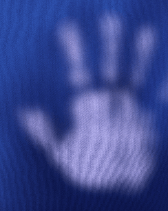 A handprint.